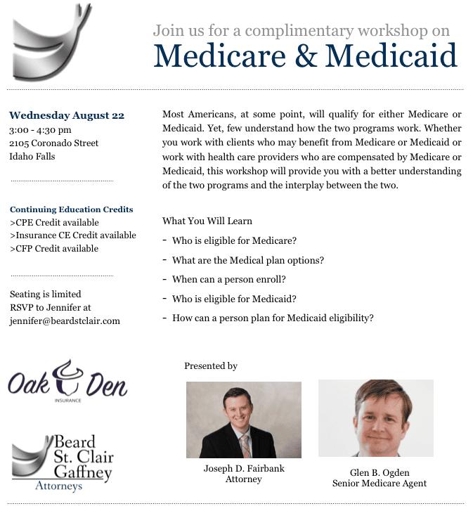Medicare & Medicaid Workshop