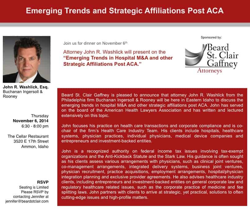 Emerging Trends and Strategic Affiliations Post ACA